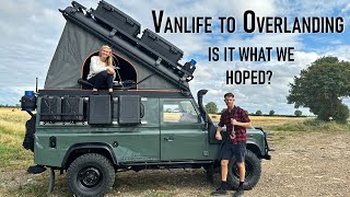 Putting Our Defender Camper Build to the TEST! Our First Night in Our Self-Built Overlander