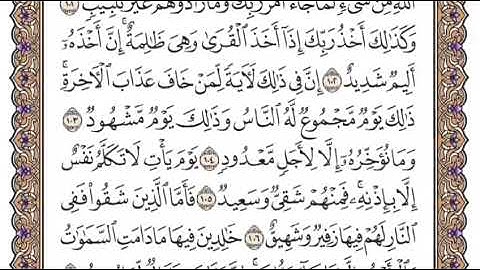 سورة هود الشيخ ياسر الدوسري صفحة ٢٣٣