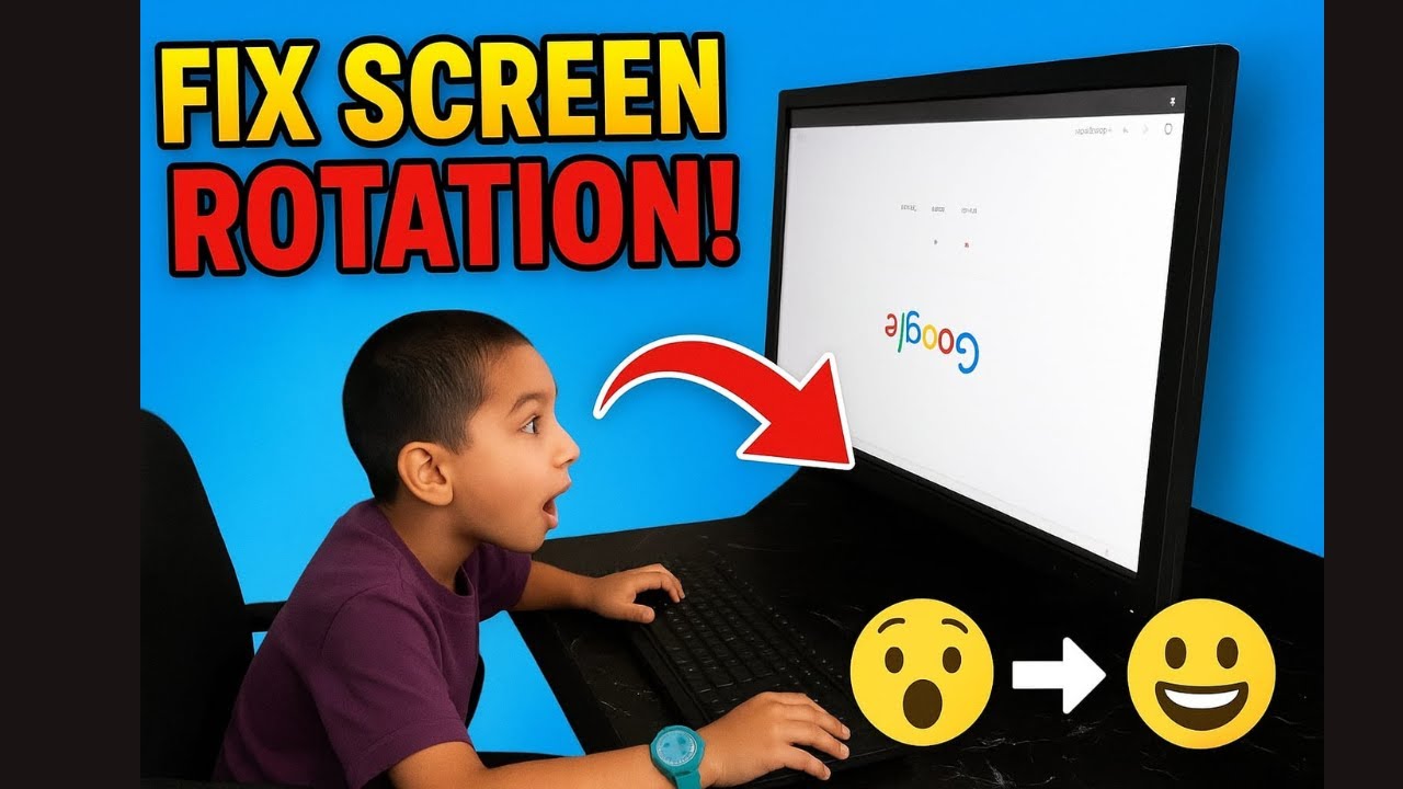 how to rotate your screen |how to rotate your computer screen | how to ...