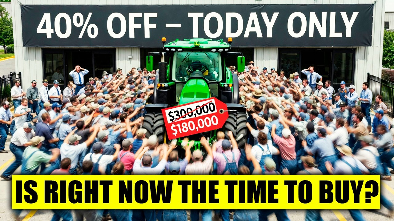 TRACTORS DOWN 40% BUY NOW OR REGRET IT IN A YEAR!