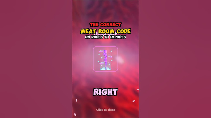 the *ACTUAL* MEAT ROOM CODE on Dress to Impress #dresstoimpress #roblox #dti
