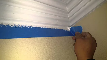 ¿Se pone cinta adhesiva en el techo cuando se pinta?