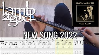 Lamb of God, HEALTH – Cold Blood Fast Riff PoV Guitar Lesson | With Tab | NEW SONG 2022