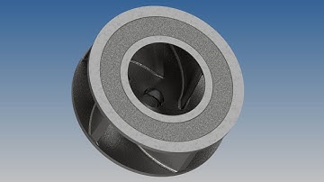 CAD Maestro-Impeller 5 Vanes created in Autodesk Inventor Professional 2019