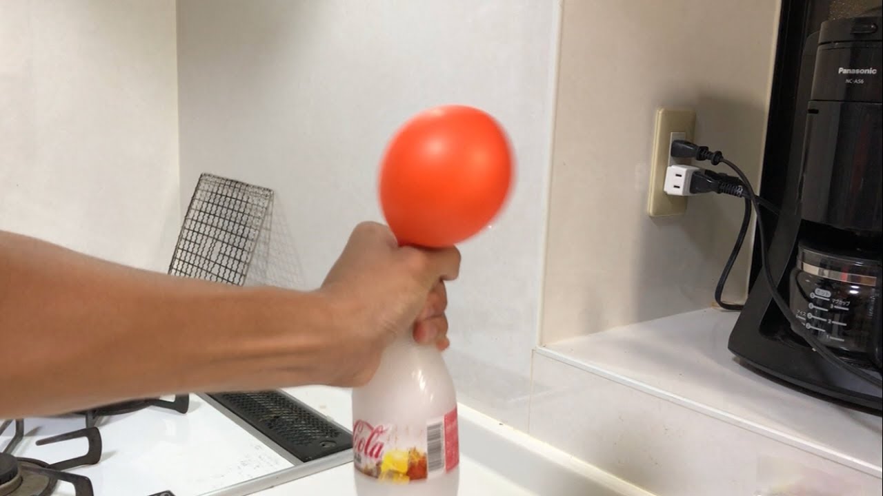 メントスコーラの勢いで風船を膨らませてみた Youtube