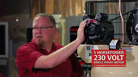 Ingersoll Rand SS5 5HP 60 Gallon Single Stage Air Compressor 230V, Single Phase