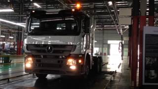 Mercedes-Benz Actros post-assembly dyno