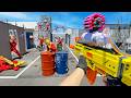 Nerf War | Amusement Park Battle 79 (Nerf First Person Shooter)