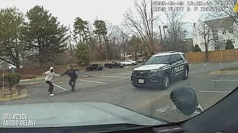 Video: Teen charged with stabbing police officer in Fairfax County