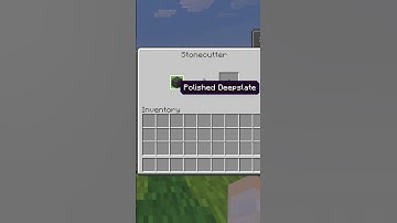 How to Make Deepslate Brick Slabs With a Stone Cutter in Minecraft #Shorts