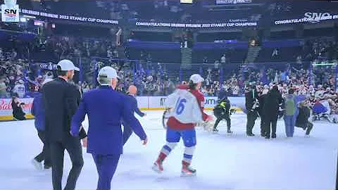 Aube-Kubel Breaks the Stanley Cup