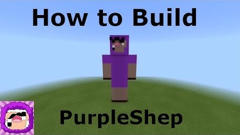 |How to Build PurpleShep| Minecraft Skin Tutorials