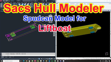 Modelling Spudcan In SACS HULL MODELER  - Sacs Tutorial for BEGINNERS