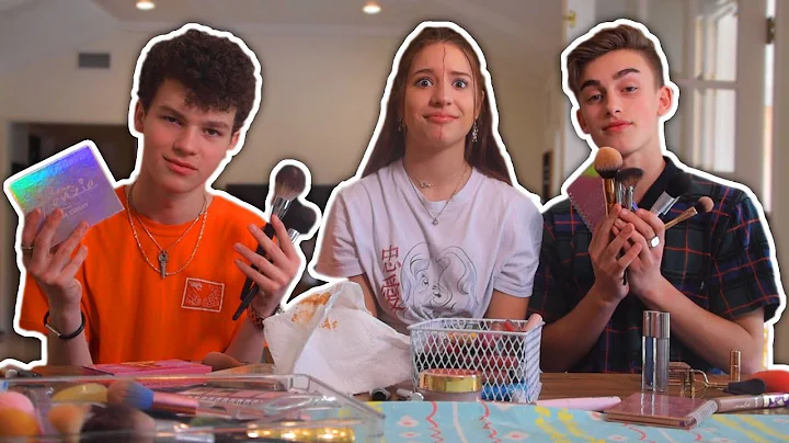 MAKEUP CHALLENGE with Johnny Orlando & Hayden Summerall