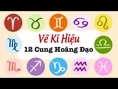 Các biểu tượng và ký hiệu trong bản đồ sao Chiêm Tinh Học