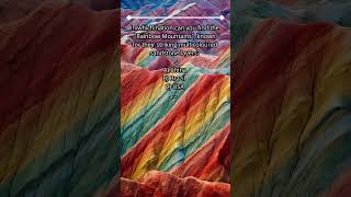 &quot;Rainbow Mountains&quot; showcase layers of different coloured sandstone and minerals