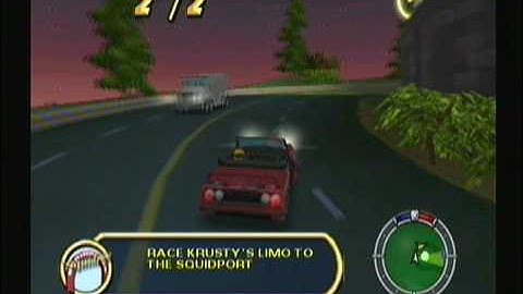 Simpsons Hit and Run Level 6-2 Getting Down with the Clown