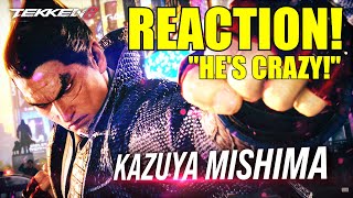 KAZUYA MISHIMA WINS!!! - TEKKEN 8 KAZUYA GAMEPLAY TRAILER REACTION