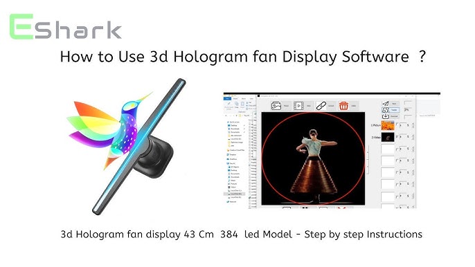 Lamp Depot 3D Wifi Holographic Projector: LED Display