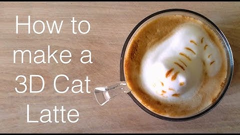 How to make a 3D Cat Latte