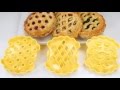 Filled lattice pastry maker DELÍCIA, 3 patterns