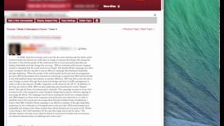 Tips For Assessing ILearn Discussion Assignments