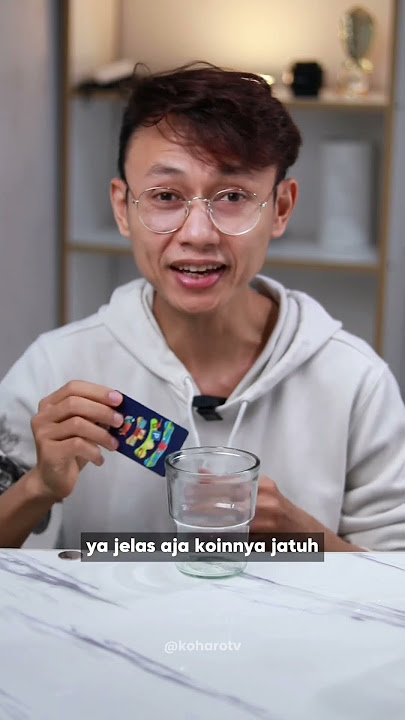 Science guess, is this cohesion or adhesion #scienceexperiment