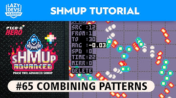 Making an Advanced Shmup #65 - Combining Patterns - Pico-8 Hero