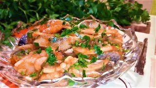 Закуска из селедки в соусе! Гостей за уши не оттяните! Невероятно вкусная маринованная сельдь.