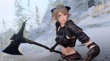 Skyrim Mod: War Axe MCO ADXP Animations Gameplay