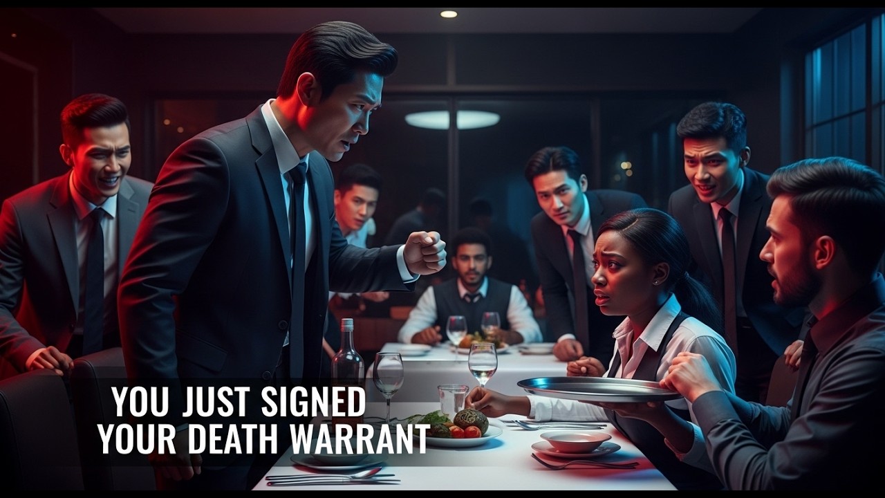 A Rival Gang Harassed the Black Waitress at Her Table—The Korean Boss Stood Up and Said, 