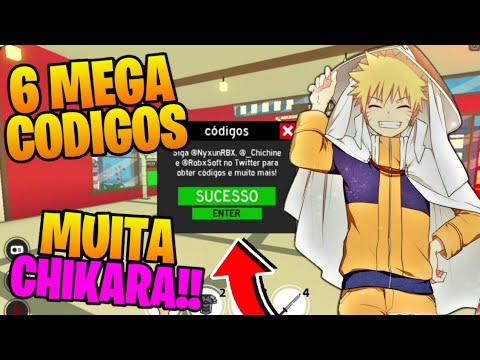6 MEGA CÓDIGOS COM MUITA CHIKARA!!  ANIME FIGHTING SIMULATOR (JANEIRO DE  2021) - GG Games 