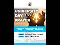 University Day of Prayer - Friday, February 20, 2026