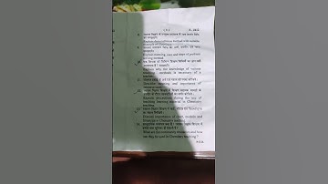 #jiwajiuniversity #jiwajiuniversityexamnews B.ed. Exam 3rd paper 2nd Semester Chemistry