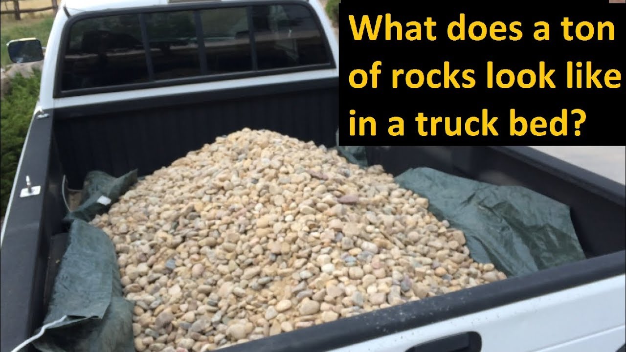 What does ton of rocks like a pickup truck Pioneer Foothills River Rocks - YouTube