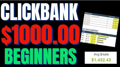 Clickbank Traffic Tutorial For Beginners - $1000 a Day - No Website Needed