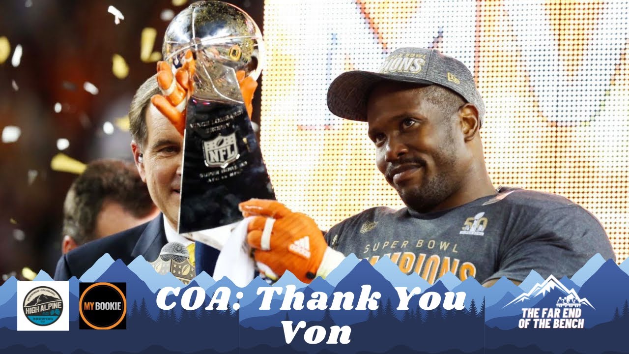 Far End of the Bench "Thank You Von" Center of Attention