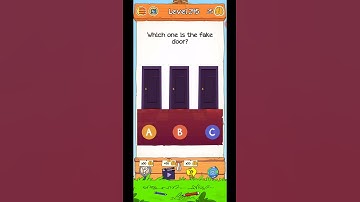 Braindom 2 Level 245 WalkThrough Solution | Which one is the fake door?