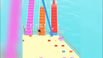 Bridge Race Android mobile Funny video MAX LABELS New Game Funny video