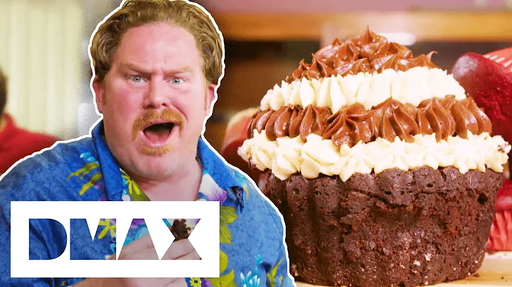 Casey Faces A GOLIATH 2.5 Pound Cupcake | Man V. F...