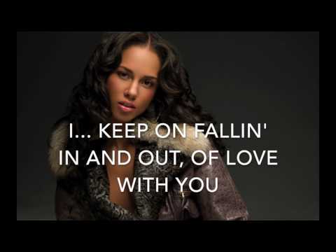 Fallin' - Alicia Keys - Karaoke original key