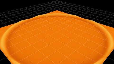 2D Wave Equation Solution via FDM