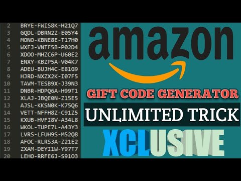 Unlimited Amazon Gift Card Generator Amazon Gift Codes Amazon Gift Voucher Gift Code Generator Youtube