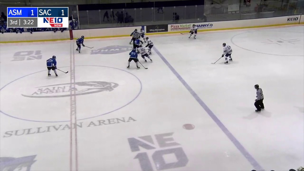 HIGHLIGHTS/REACTION Men's Ice Hockey 2, Assumption 1 (3OT) NE10
