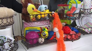 Gourmet Basics by Mikasa Set of 2 Round & Square Baskets on QVC