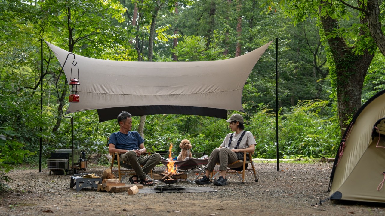 Прохлада и покой: Летний кемпинг с собакой | Кемпинг в Японии