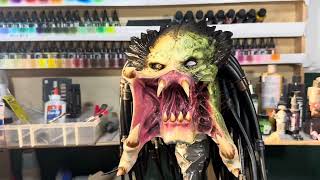 Sideshow LSB Wolf predator repaint and adding acrylic teeth