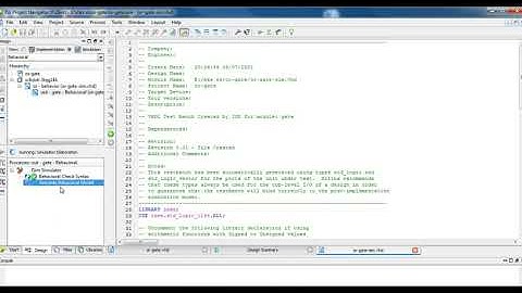 OR Gate in Xilinx using VHDL Code Simulation