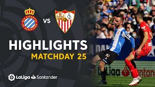 Resumen de RCD Espanyol vs Sevilla FC (1-1)