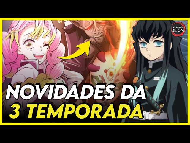 Demon Slayer  Pôster da 3ª temporada é revelado